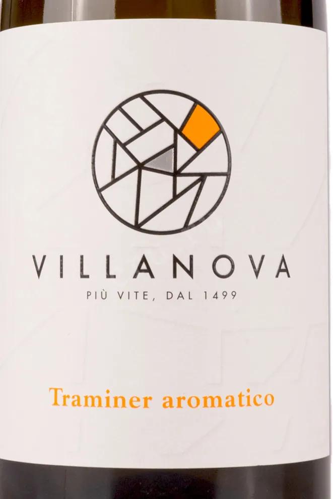 Этикетка Villanova Traminer Aromatico Friuli Isonzo 0.75 л