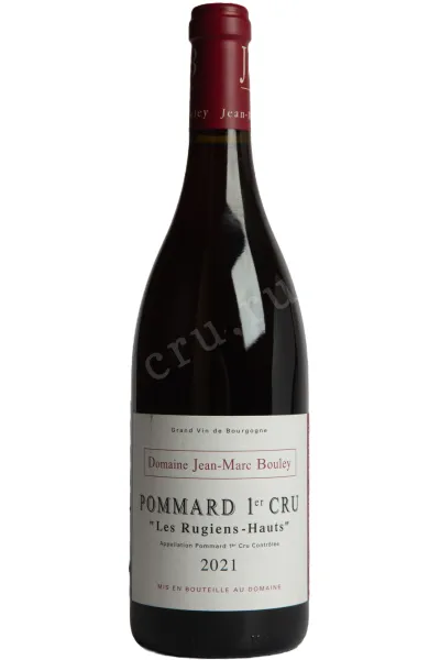 Вино Domaine Jean-Marc Bouley Pommard 1er Cru Les Rugiens 2021 0.75 л