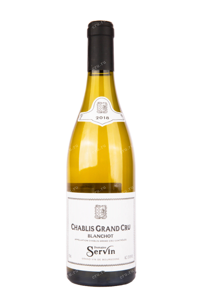 Вино Domaine Servin Chablis Premier Cru Blanchot 2018 0.75 л