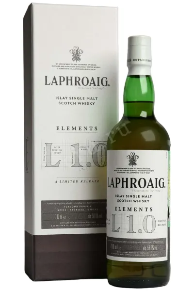 Виски Laphroaig Elements 1.0 in gift box  0.7 л