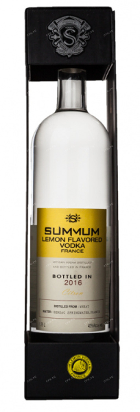 Водка Суммум лимонная в п/у  1.75 л