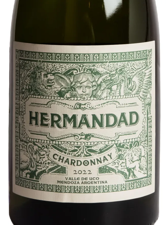 Этикетка Hermandad Chardonnay 2022 0.75 л