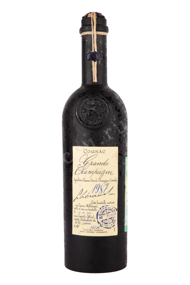Бутылка Lheraud Petite Champagne 1987 0.7 л
