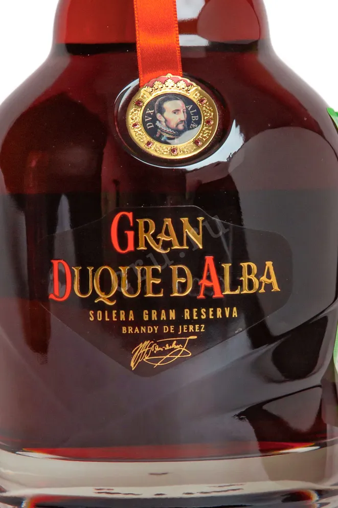 Этикетка Brandy de Jerez Gran Duque De Alba 0.7 л