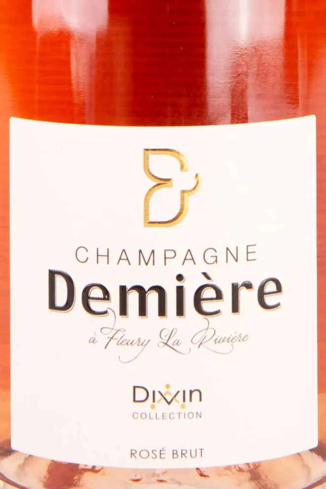 Этикетка Demiere Divin Rose gift box 2018 0.75 л