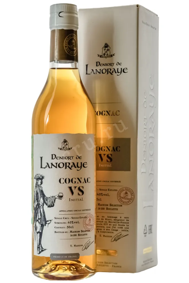 Коньяк Deniort de Lanoraye VS Initial in gift box 2021 0.5 л