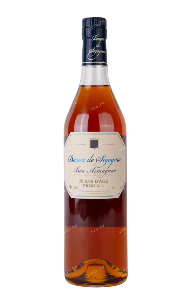 Арманьяк Baron de Sigognac 20 Ans d'Age  0.7 л