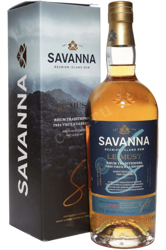 Ром Savanna Le Must in gift box  0.7 л