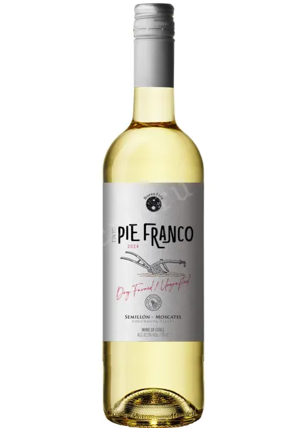 Вино Pie Franco Semillon-Sauvignon Blanc-Moscatel Colchagua Valley 2024 0.75 л
