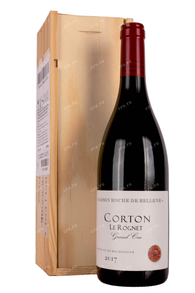 Вино Maison Roche de Bellene Corton Le Rognet Grand Cru in wooden box 2017 0.75 л