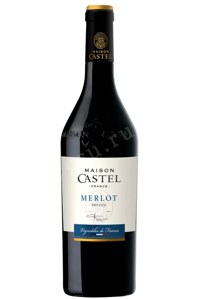 Вино Maison Castel Merlot Pays d’Oc IGP 2021 0.75 л
