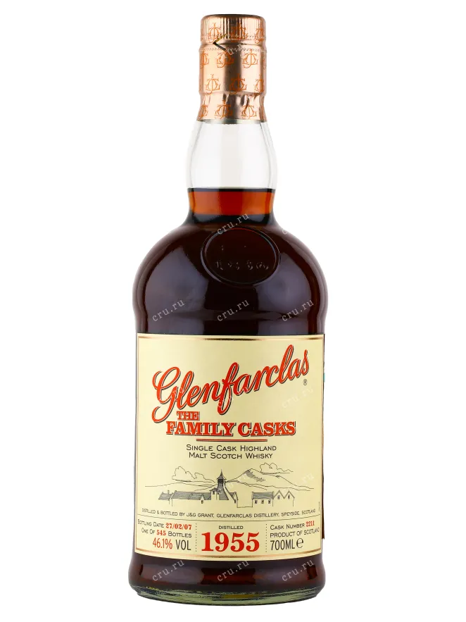 Виски Glenfarclas Family Cask 1955 0.7 л