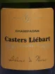 Этикетка Casters Liebart Blanc De Noir Brut 2018 0.75 л