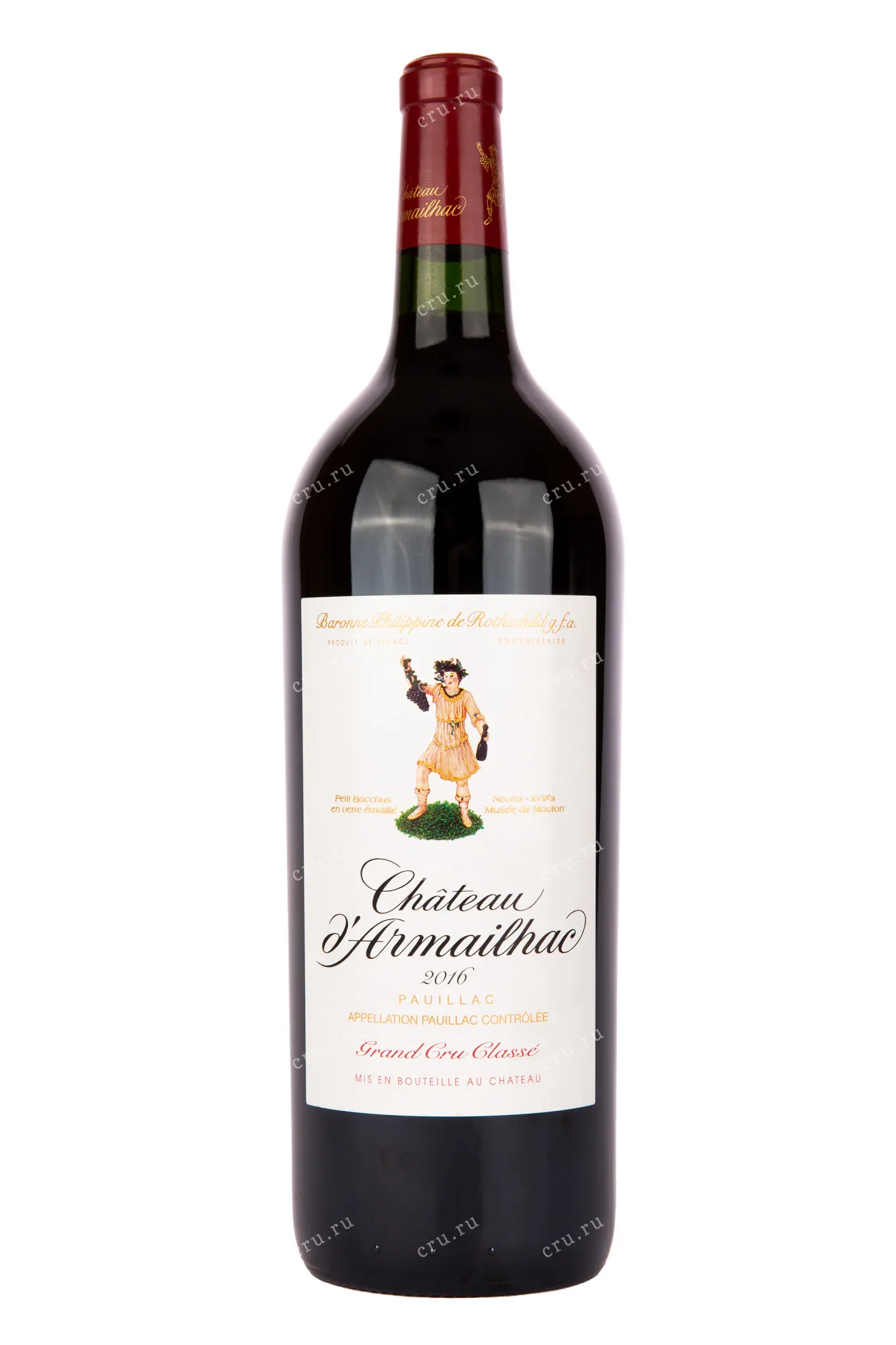 Фото — Вино Chateau d'Armailhac Pauillac Grand Cru Classe 2016 1.5 л