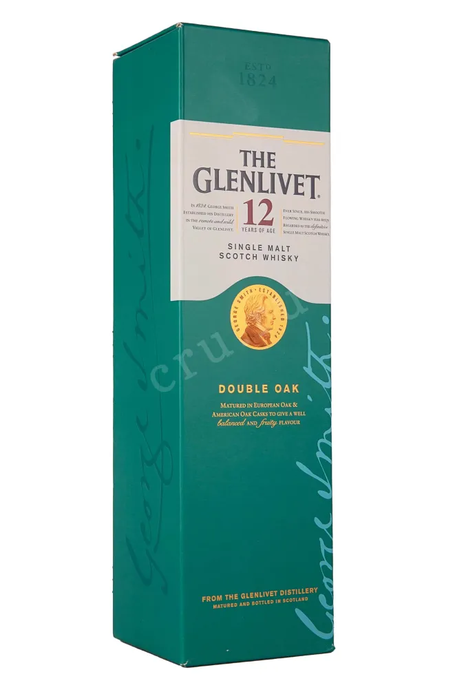 Подарочная коробка The Glenlivet 12 years in gift box 0.75 л