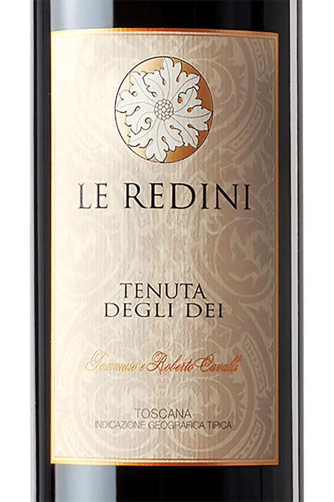 Этикетка Tenuta Degli Dei Le Redini 2013 0.75 л