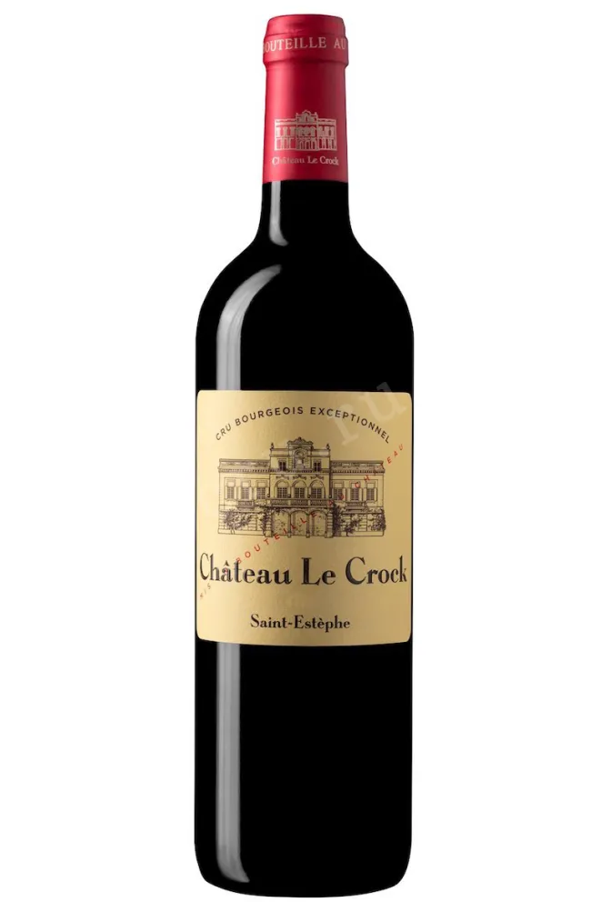 Вино Chateau Le Crock Saint Estephe AOC Cru Bourgeois 2019 0.75 л