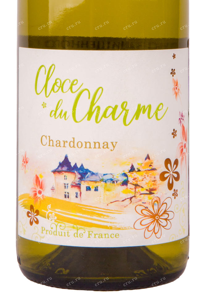 Этикетка вина Les Celliers Jean d'Alibert Cloce du Charme Chardonnay Pays d'Oc IGP 0.75 л