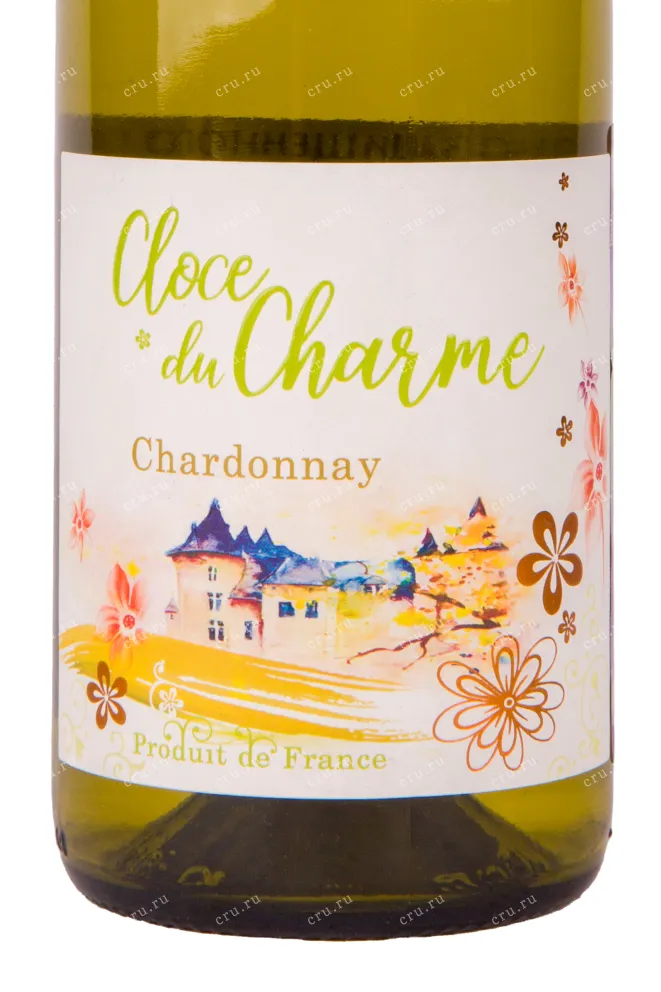 Этикетка вина Les Celliers Jean d'Alibert Cloce du Charme Chardonnay Pays d'Oc IGP 0.75 л