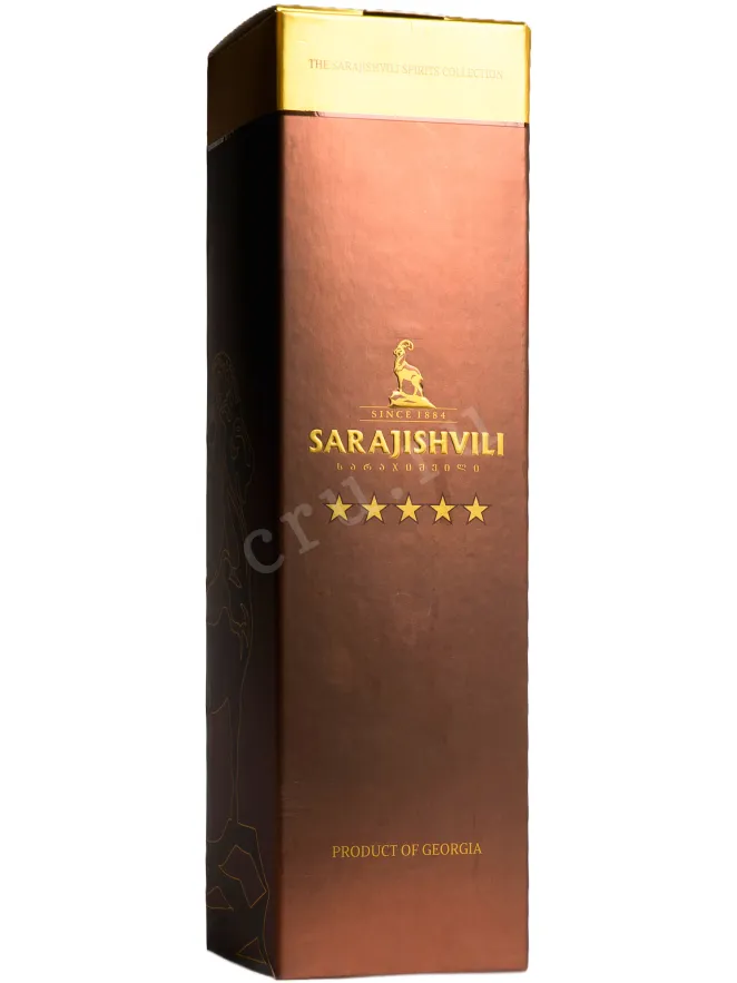 Подарочная коробка Sarajishvili 5 stars 0.5 л