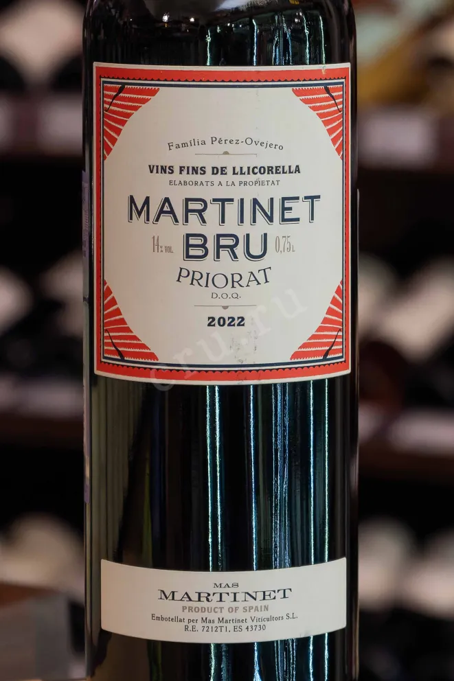 В магазине Крю Профи Martinet Bru Priorat 2022 0.75 л