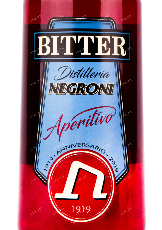 Этикетка Negroni Bitter Aperitivo 1 л