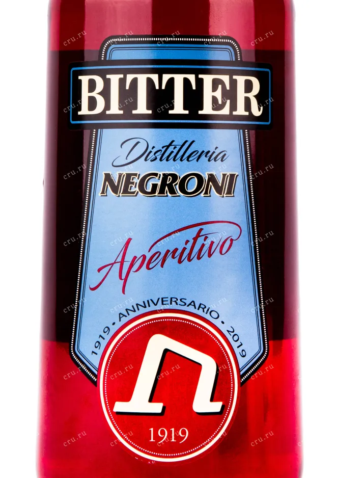 Этикетка Negroni Bitter Aperitivo 1 л