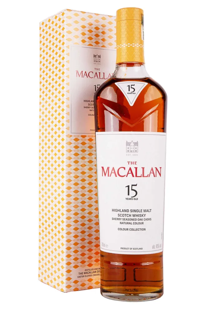 Виски Macallan Colour Collection 15 years old in gift box  0.7 л