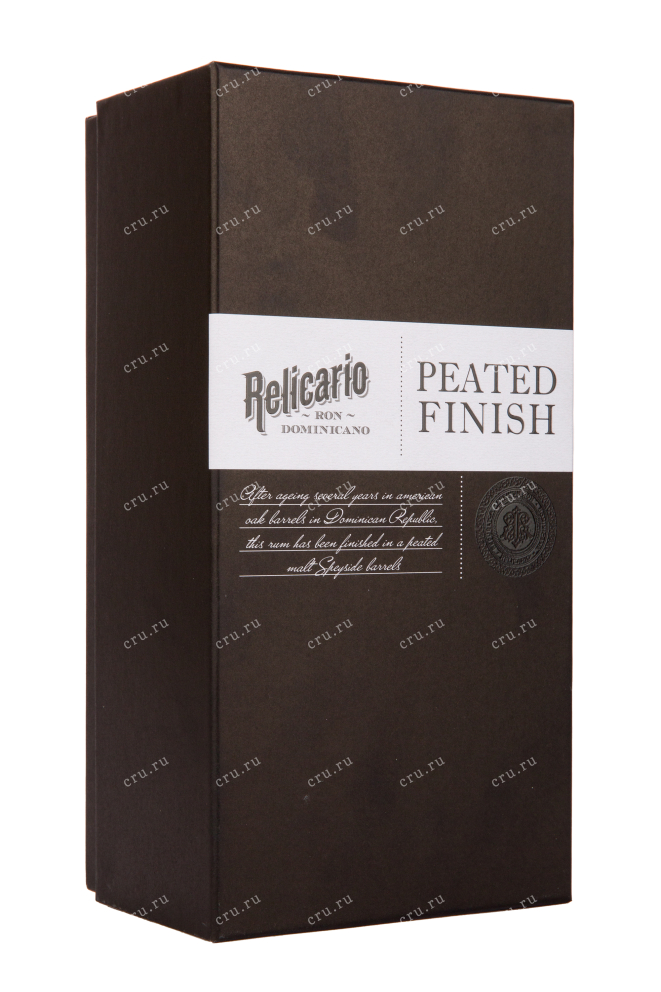 Подарочная коробка рома Реликарио Питед Финиш 0.7