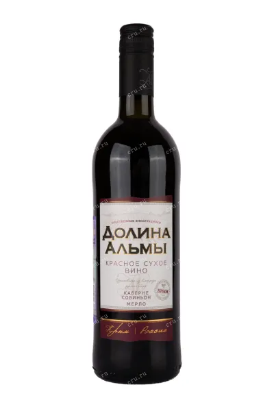 Вино Долина Альмы Каберне Совиньон/Мерло 2021 0.75 л