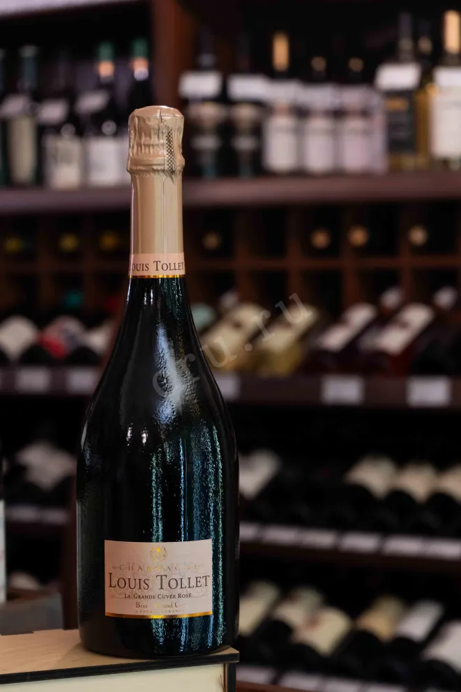 В магазине Крю Профи Louis Tollet La Grande Cuvee Rose Brut 2017 0.75 л