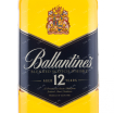 Этикетка виски Баллантайнс 12 лет 0.7