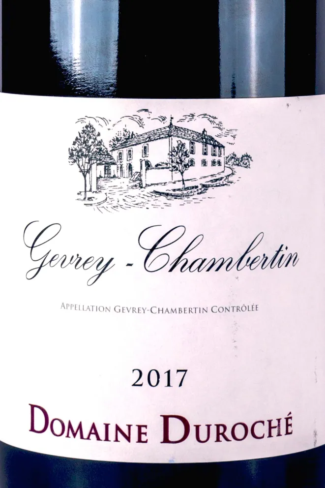 Этикетка Domaine Duroche Gevrey Chambertin 2017 0.75 л