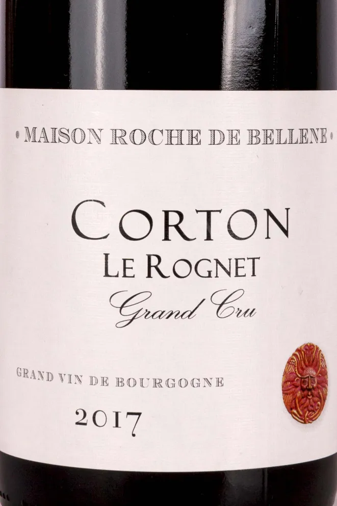 Этикетка Maison Roche de Bellene Corton Grand Cru Le Rognet in wooden box 2017 0.75 л