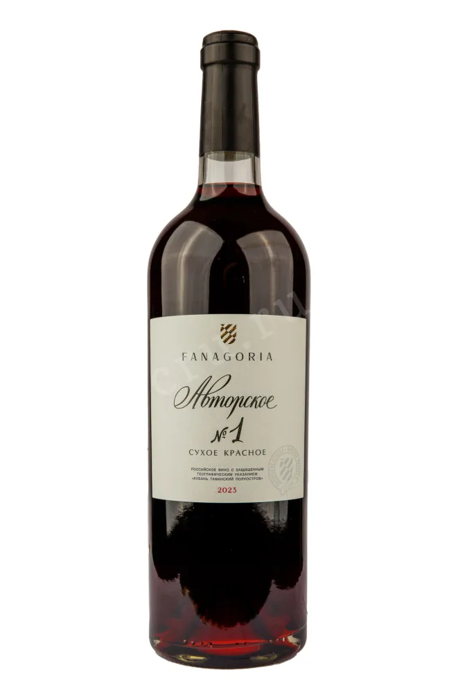 Вино Фанагория Авторское №1 красное сухое 2023 0.75 л