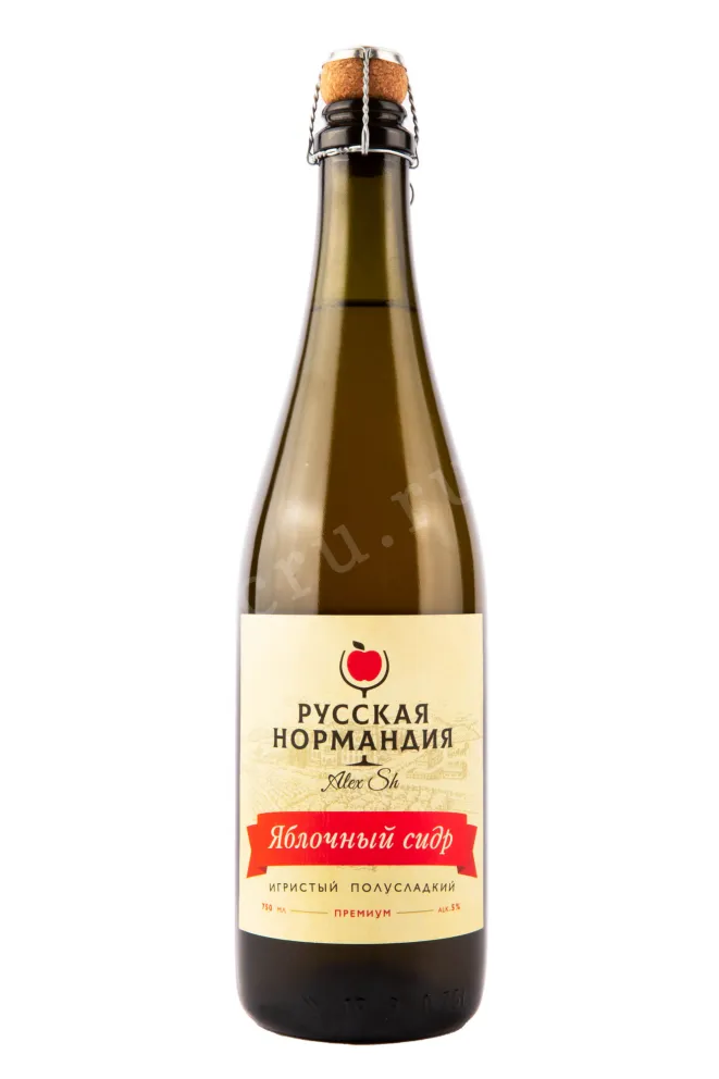 Сидр Русская Нормандия Яблочный Полусладкий  0.75 л