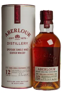 Виски Aberlour 12 Years Non Chill-Filtered in tube  0.7 л