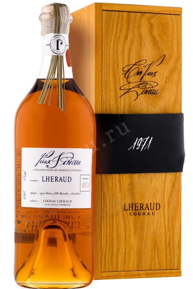 Пино де Шарант Lheraud in wooden box 1971 0.75 л
