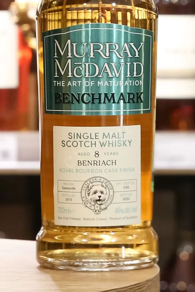 В подарочной коробке Murray McDavid Benchmark Benriach 8 Years Old