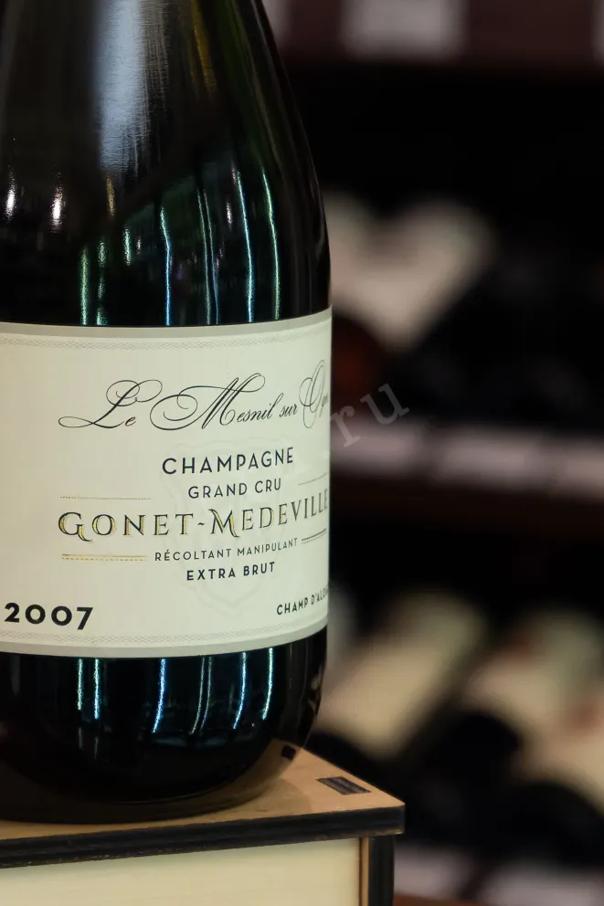В магазине Крю Профи Gonet-Medeville Le Mesnil sur oger Champ d'Alouette Grand Cru 2007 0.75 л