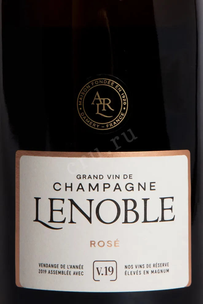 Этикетка AR Lenoble Rose  2019 0.75 л