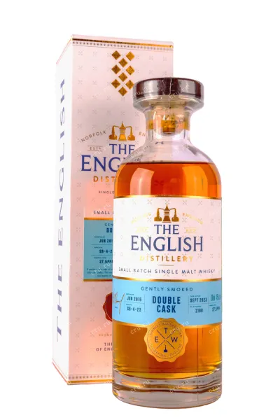 Виски English Gently Smoked Double Cask Single Malt in gift box  0.7 л