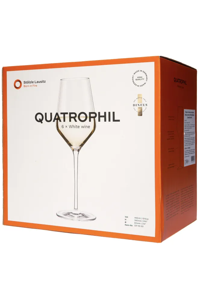 Подарочная коробка Stolzle glasses Weissweinglass Quatrophil 0.405 л