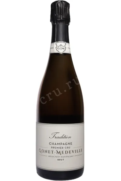 Шампанское Gonet-Medeville Brut Tradition Premier Cru 2022 0.75 л