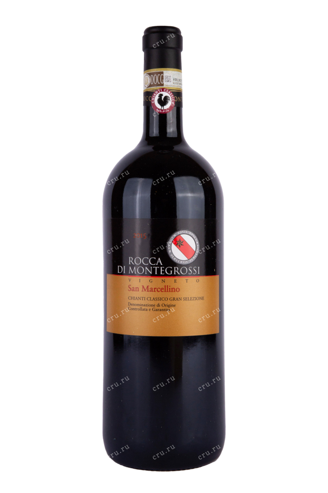 Бутылка Rocca di Montegrossi Vigneto San Marcellino Gran Selezione Chianti Classico 2015 1.5 л