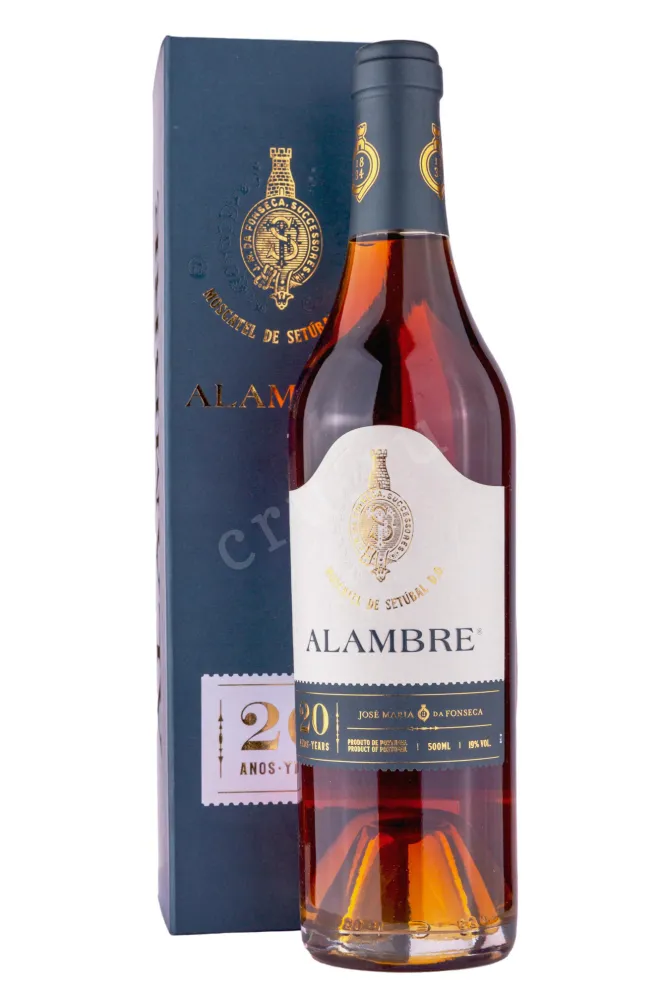 Вино Alambre Moscatel de Setubal 20 years in gift box 2000 0.5 л