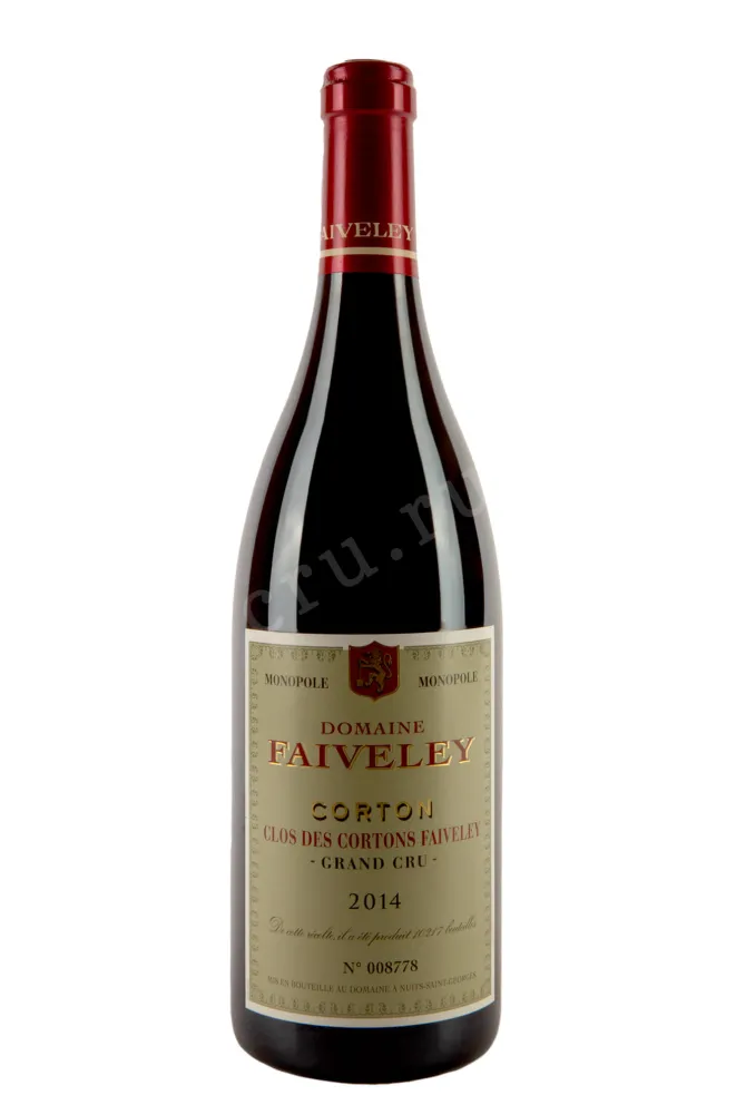 Вино Domaine Faiveley Corton Gran Cru Clos de Corton Faiveley 2014 0.75 л