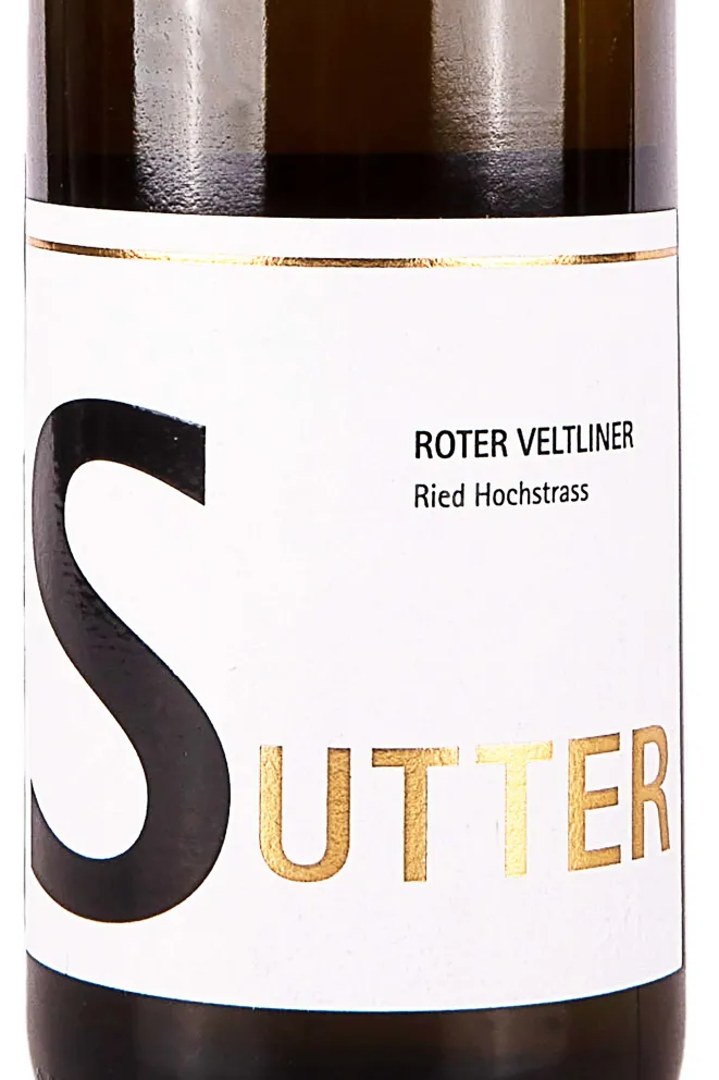Этикетка Sutter Roter Veltliner Ried Hochstrass 2020 0.75 л