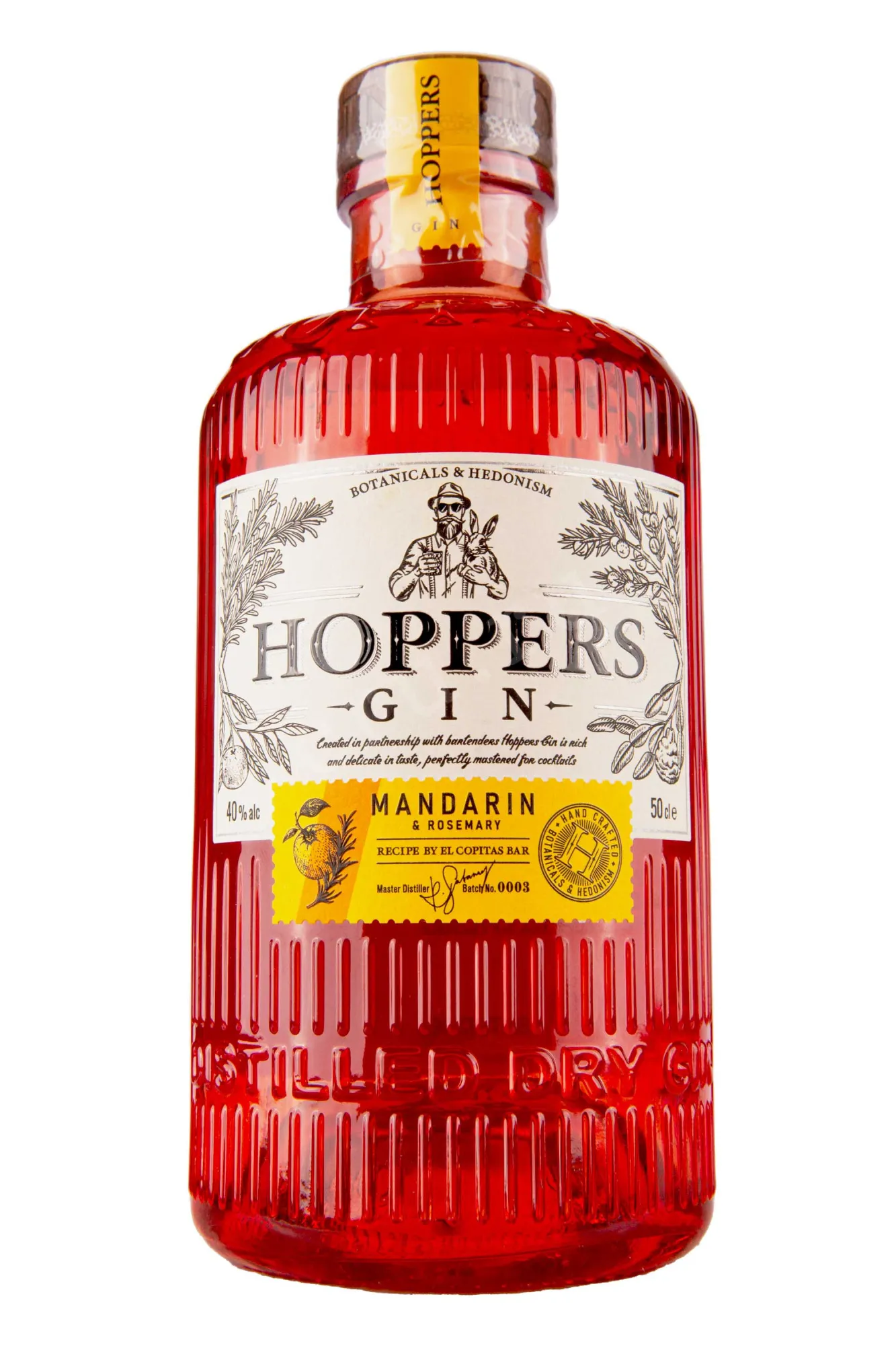 Фото — Джин Hoppers Mandarin & Rosemary  0.5 л