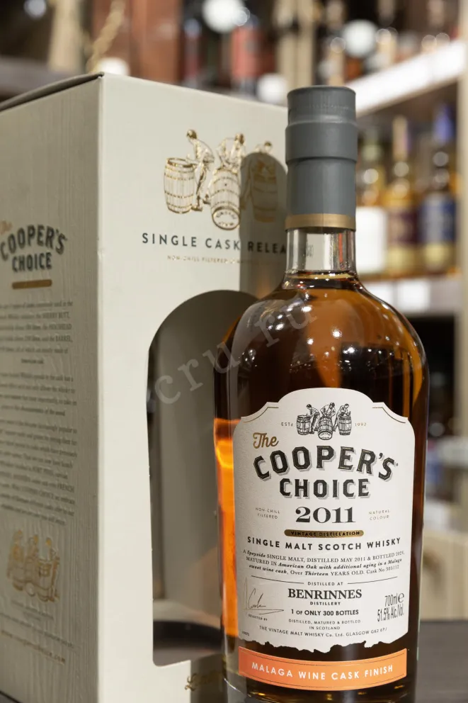 В магазине Крю Профи The Cooper's Choice Benrinnes Malaga Wine Cask Finish in gift box 0.7 л